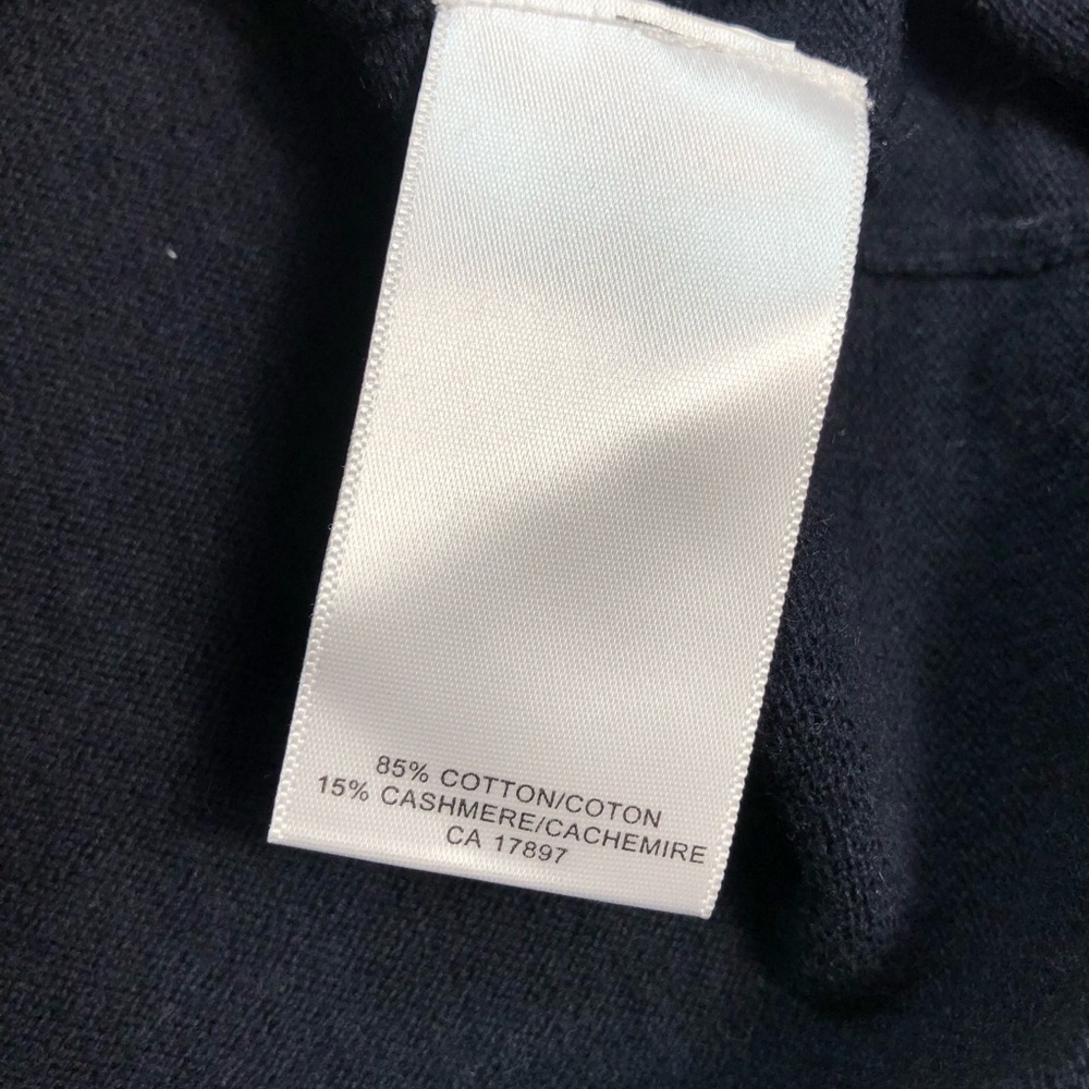 Banana Republic Pullover Men's L Cashmere‎ Cotton Button Sweater 1/4 - Picture 9 of 12